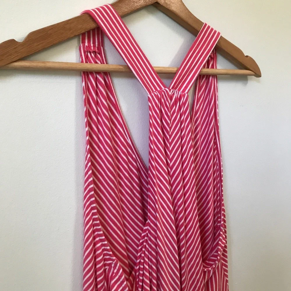 Banana Republic Pink & White Tank Top, Size L - Picture 8 of 13